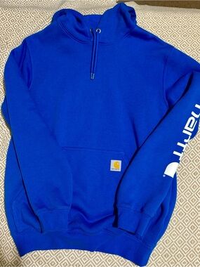 Carhartt Men’s Royal Blue Crewneck Hoodie